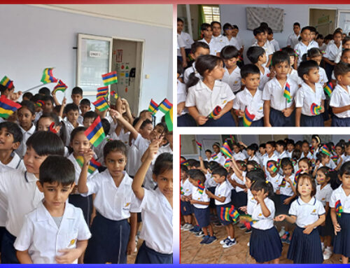 Students from Kindergarten & Primary Commemorates Mauritius Independence Day